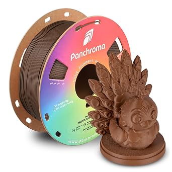 Polymaker Panchroma Matte PLA Filament 1.75mm, High Speed Earth Brown PLA 1kg 2.2 lbs, Formerly Polyterra Clog-Free 3D Printer Filament, Accuracy +/- 0.02mm, Fits FDM Printers
