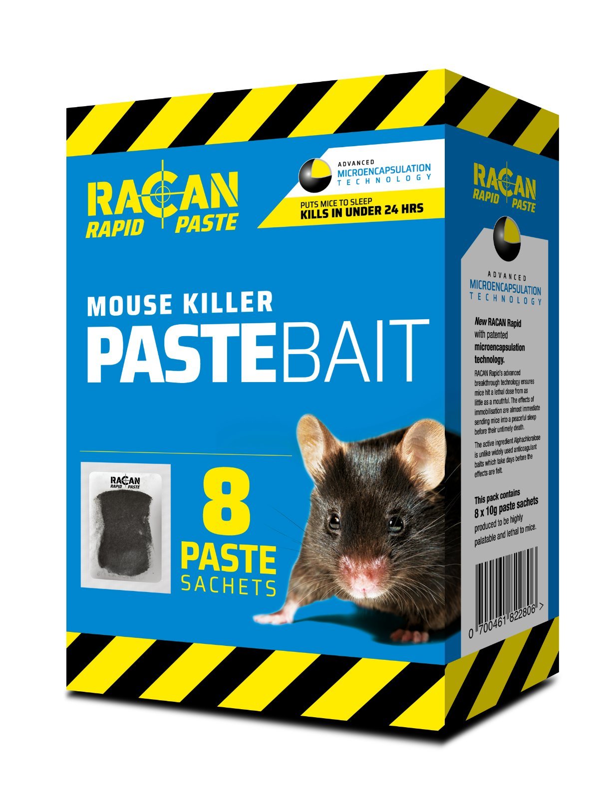Racan Rapid Past Sachet, Mouse Killer Paste Bait : Amazon.co.uk: Garden