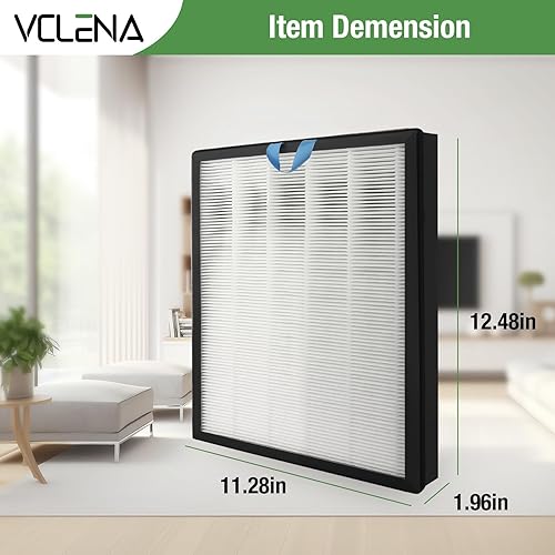 Miniatura 6 de Vital 100S - Purificador de aire de repuesto para purificador de aire LEVOIT 3 en 1, filtro de carbón activado HEPA de alta eficiencia, Vital