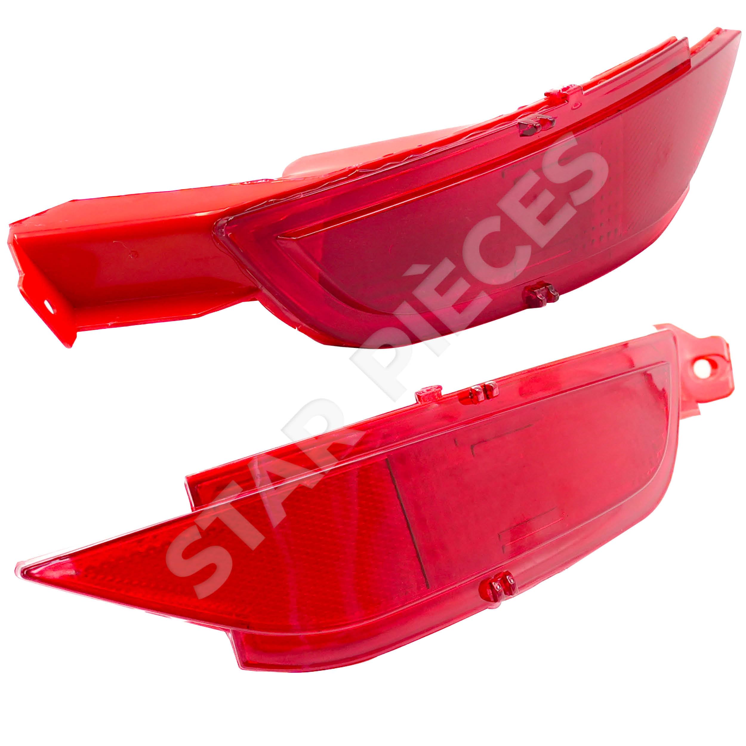 2 catarifrangenti posteriori compatibili per Fiesta 6 e C-Max 2 (2008-2019) CATADIOTTRO POSTERIORE Paraurti posteriore. 8A61-15K273-AD, 8A61-17A849-AB