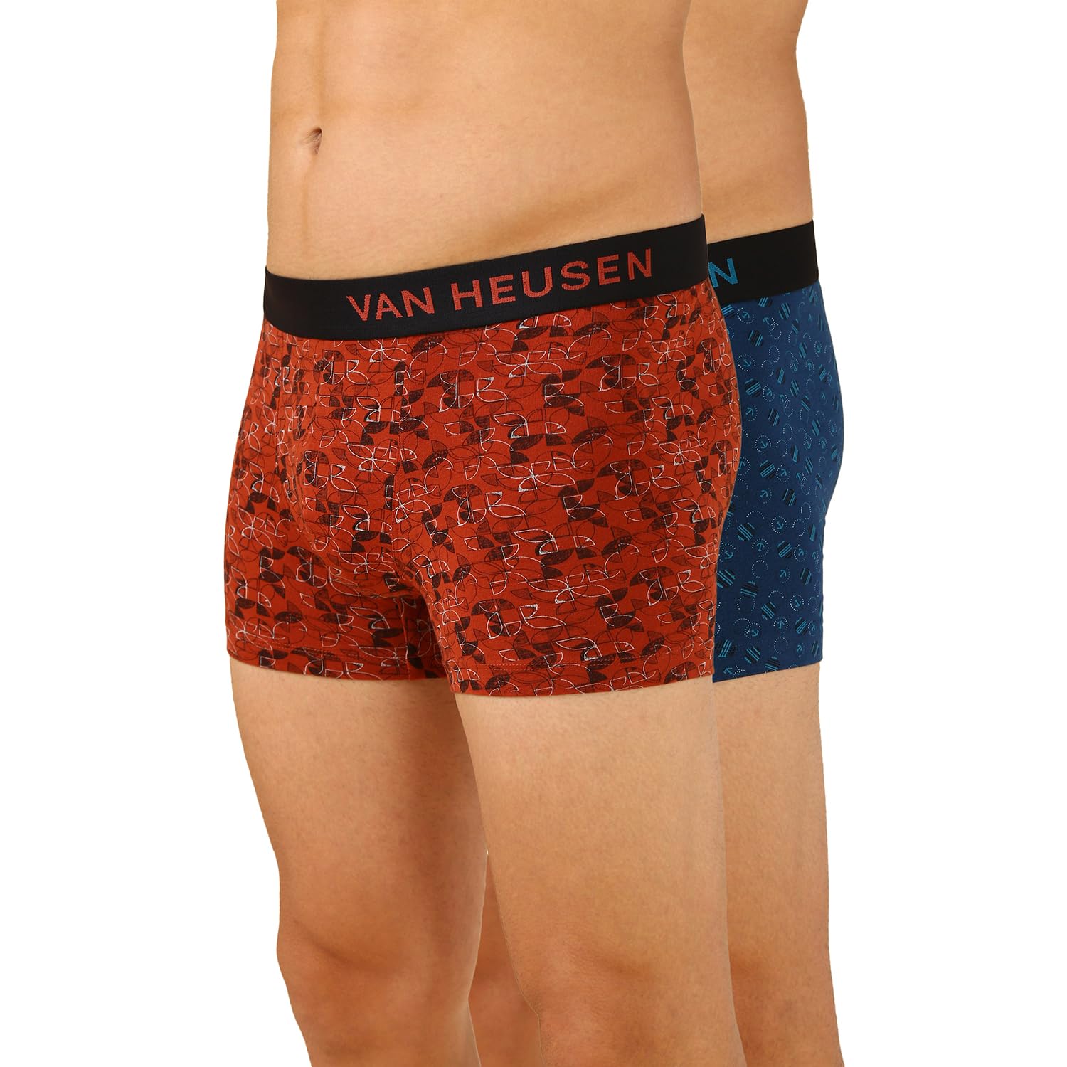 van heusen Men’s Cotton Trunks – Pack of 2 | Contoured pouch for support | Antibacterial Briefs | Sweat Absorbant | Moistue Wicking | Breathable Everyday Underwear | Long Lasting Color| Printed Colors | Style 10047-picture-42