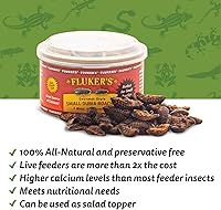 Vista 3 de Fluker's Alimento enlatado gourmet para reptiles, peces, pájaros y animales pequeños, cucarachas pequeñas Dubia, 1.2 oz