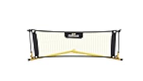 PodiuMax Solo Soccer Rebounder Net, Improve Your Ground Passing Skills, Easy to Assemble and Disassemble, Comes with Bag and Stake