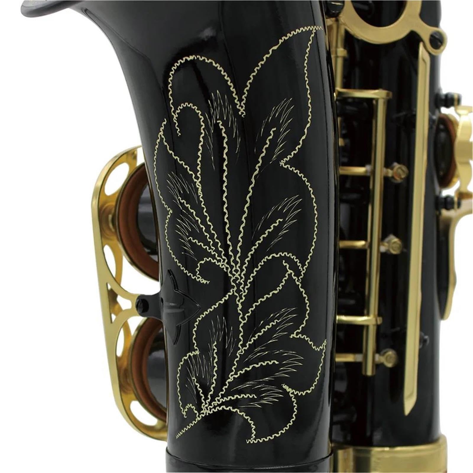 Saxofón Saxofón Alto Eb Llave Oro Negro