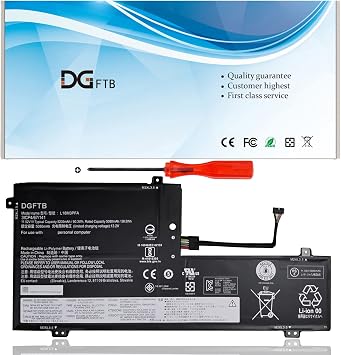 L18M3PFA L18D3PF2 Laptop Battery for Lenovo Yoga C740-15IML C740-15 Series 5B10T83740 5B10W67402 5B10T83739 5B10W67258 SB10W67375 5B10W67258 3ICP467141 11.52V 60.3Wh5235mAh, L17M3PG1