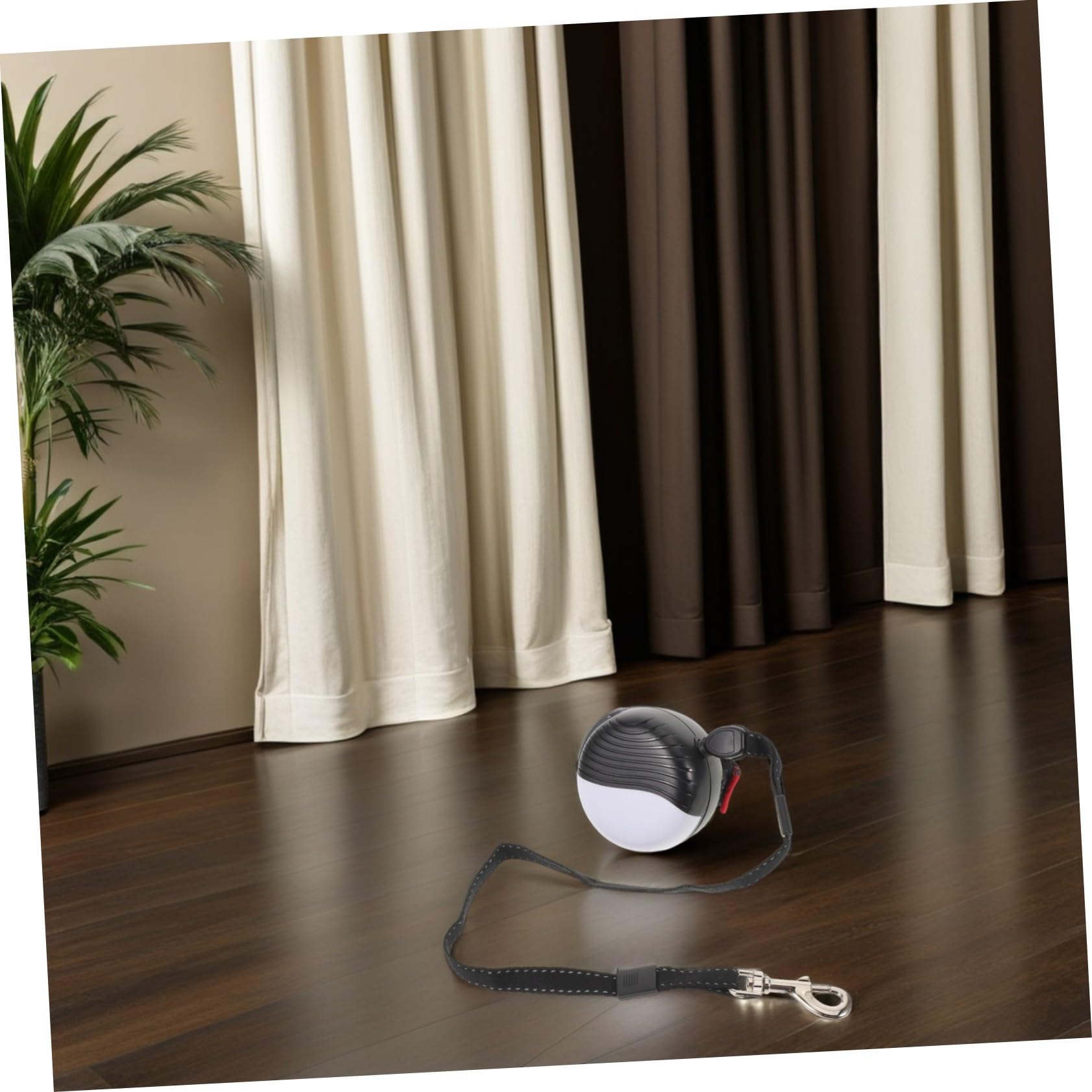 Hohopeti Laisse Rétractable pour Chien Dragonne Autour du Poignet, Corde Télescopique de 3 Mètres en Abs, Confortable Mains pour Promenade et Jeu en Extérieur