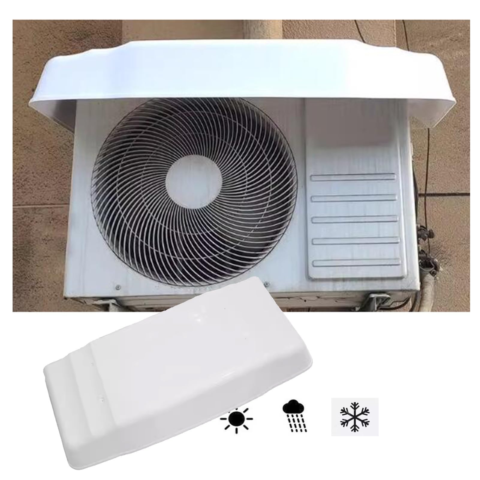 Couvercle pour climatiseur extérieur et pompe à chaleur isolant 4 tailles