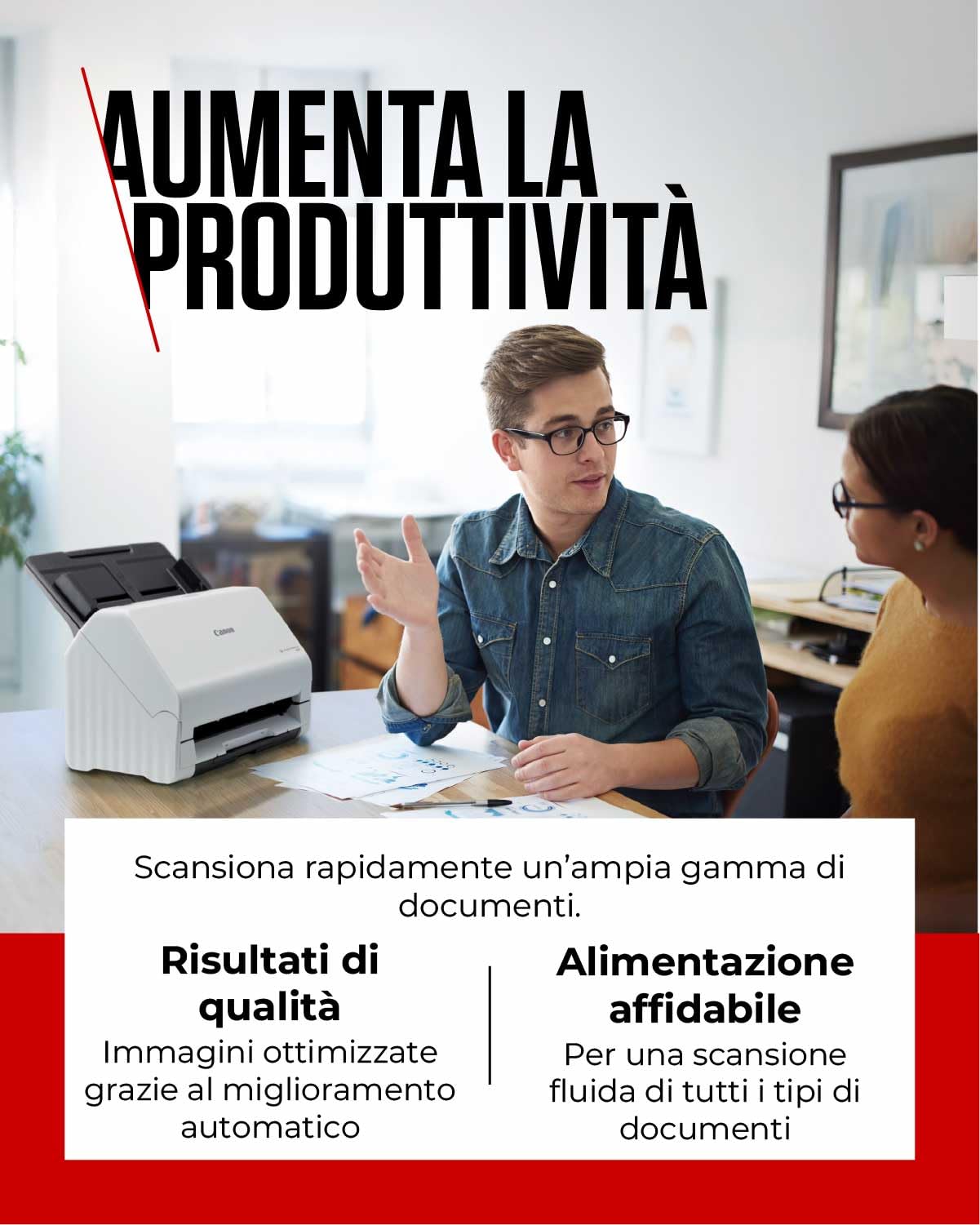 Canon Scanner di Documenti imageFORMULA R30 | Scanner Fronte-Retro con USB per Casa e Ufficio | Alimentatore Automatico 60 Fogli | Configurazione senza Driver con CaptureOnTouch Lite | Supporta OCR