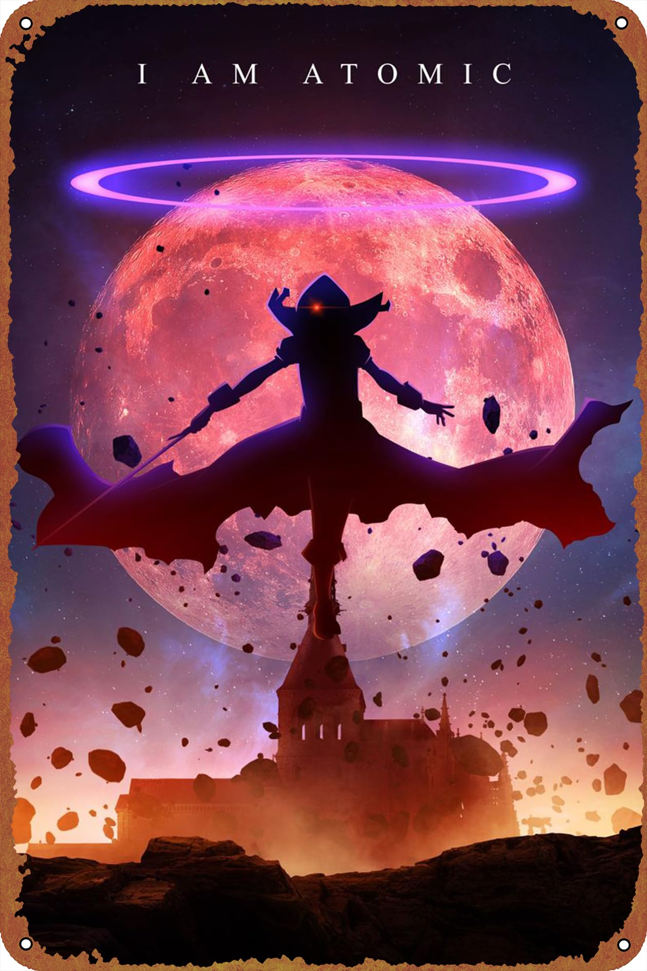 The Eminence in Shadow Cid Movie Poster Tin Metal Sign Vintage Wall Plaque Decor 8x12 Inch