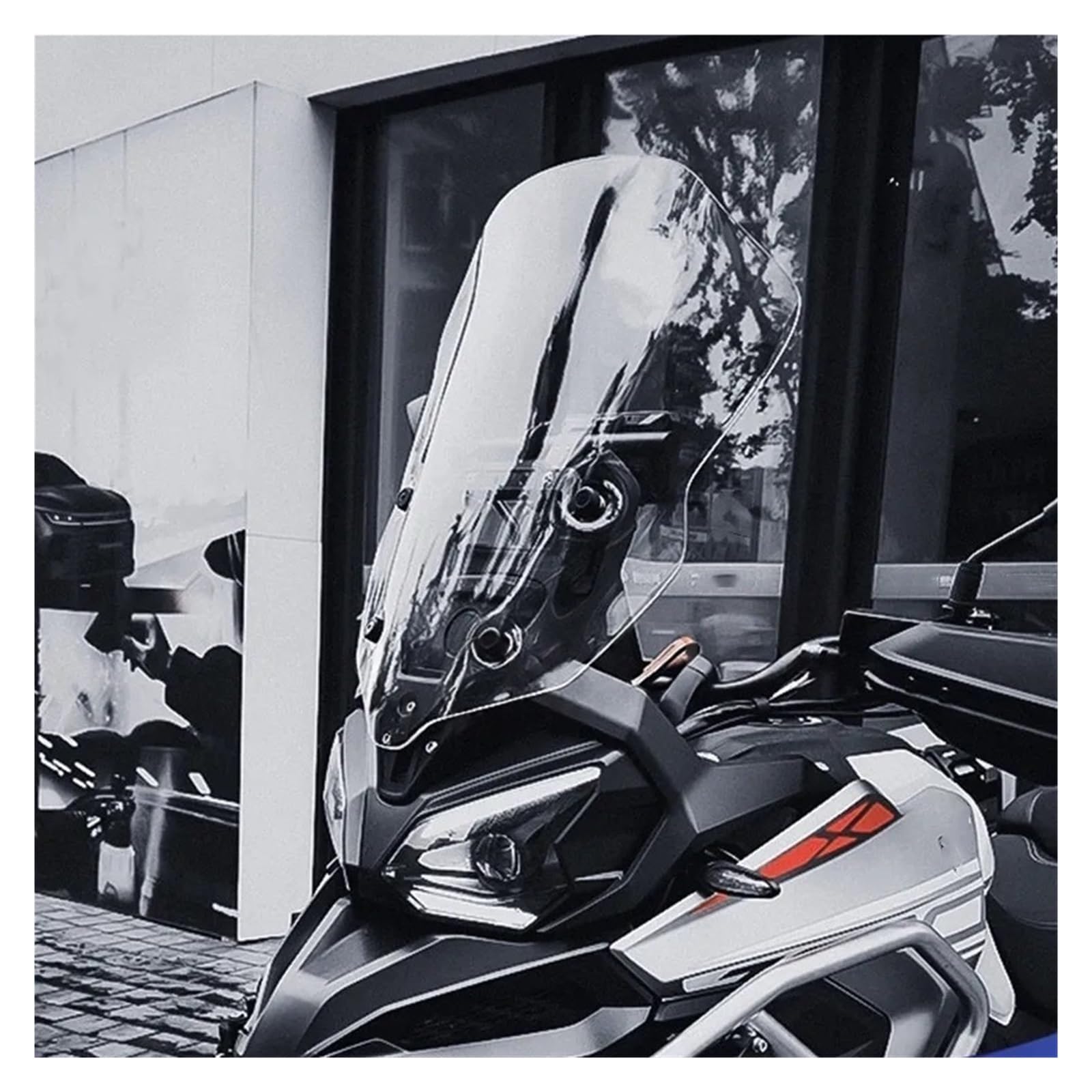 Carena deflettori moto Parabrezza Per Morbidelli T1002V Gaokin Hawk 1000, Accessori Per Parabrezza In Vetro Per Anteriore Per Moto
