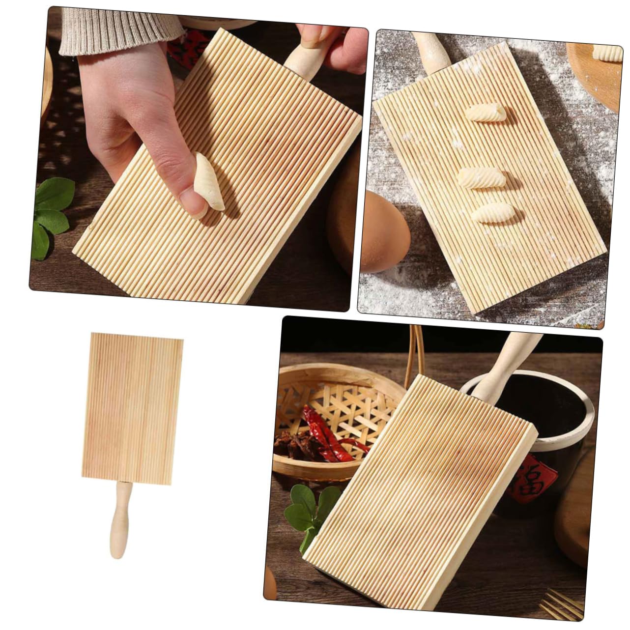 イタリア製　希少ニョッキ(キッチン道具) Amazon | GRIRIW 擦る 板 キッチン 道具 ニョッキ 作る 板 パスタ