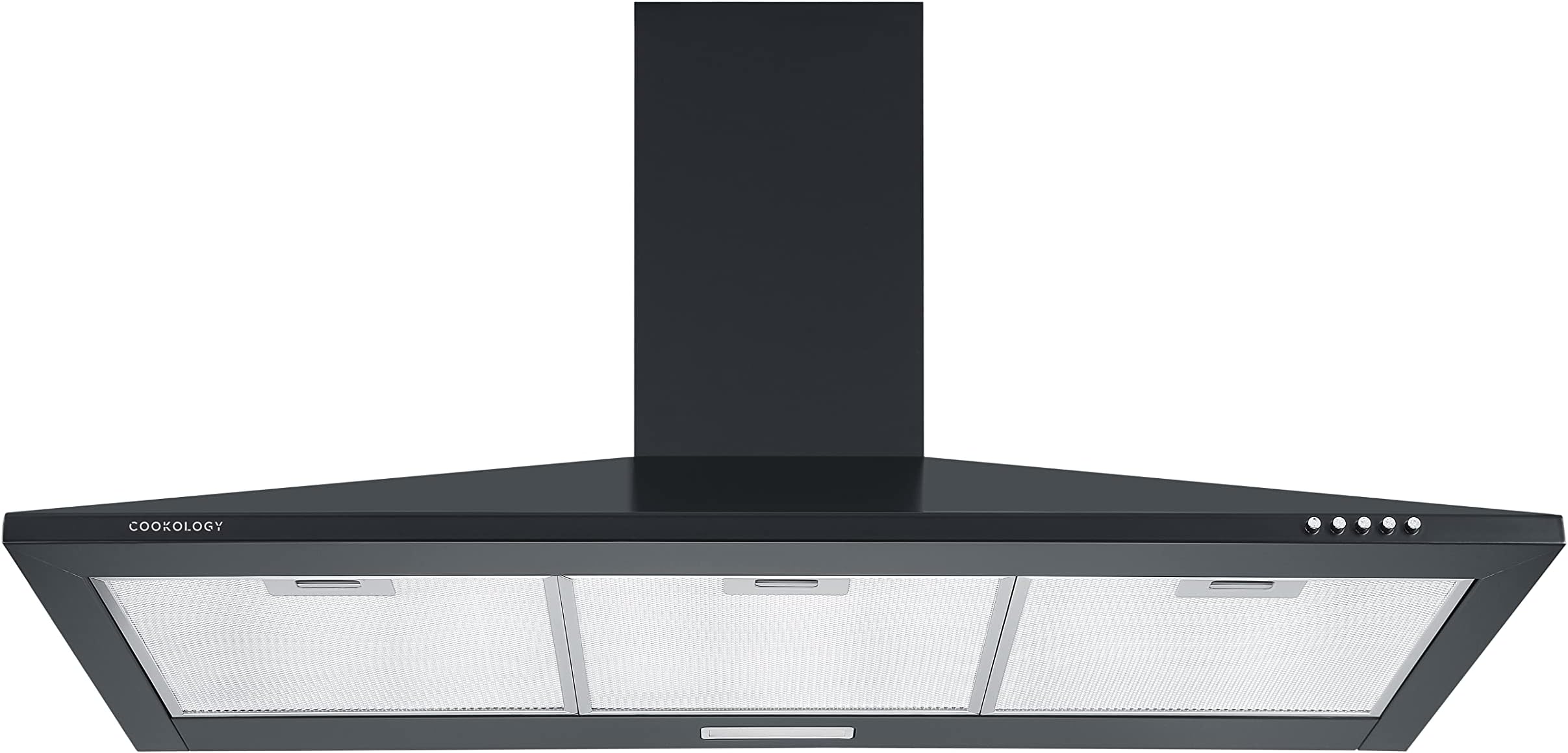 Cookology Energy A Rated 100cm Wall Mounted Extractor Fan | Black 100cm ...