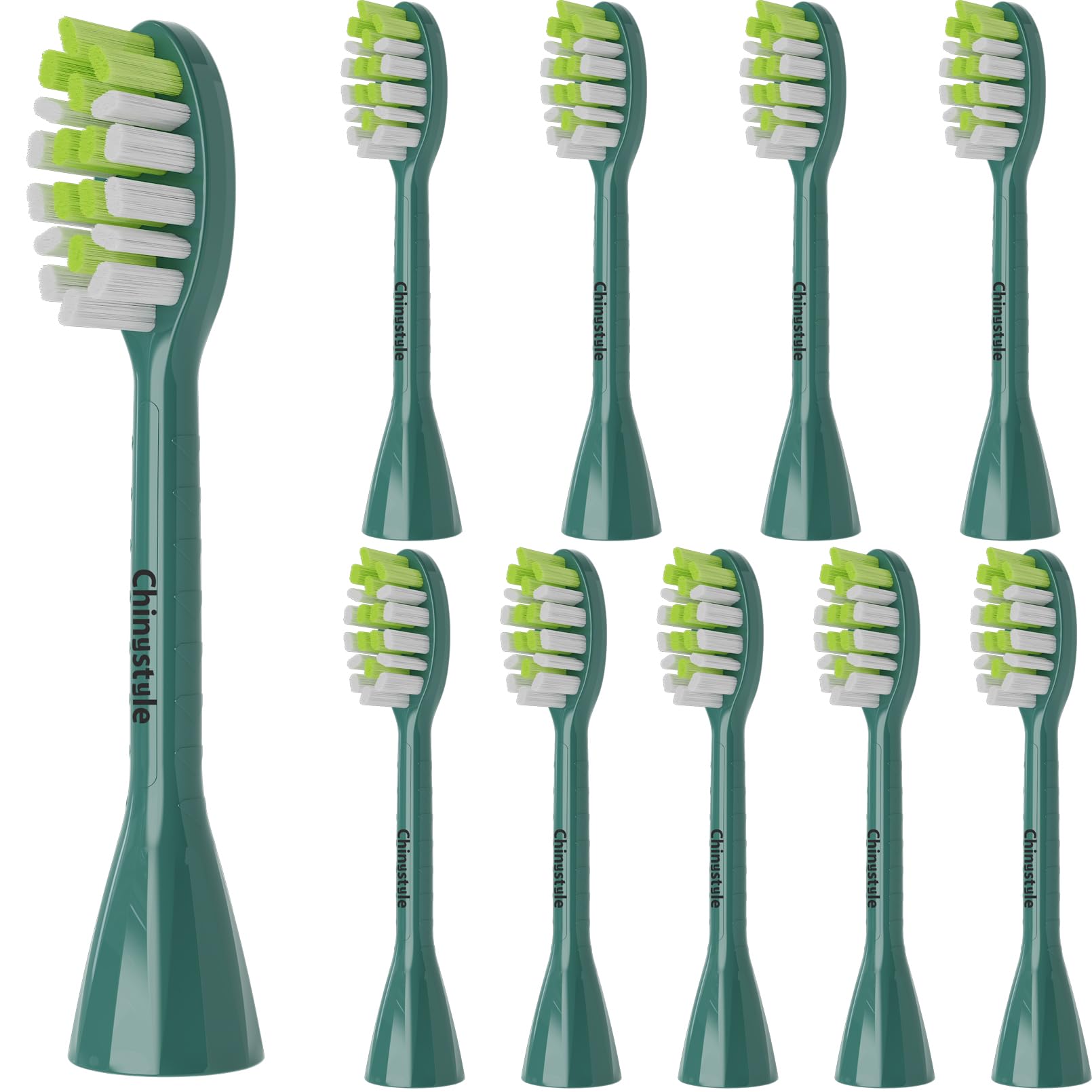 Replacement Toothbrush Heads Compatible with Philips One Sonicare Electric Toothbrush HY1200 HY1100, Tooth Brush Head Sage -10 Pack
