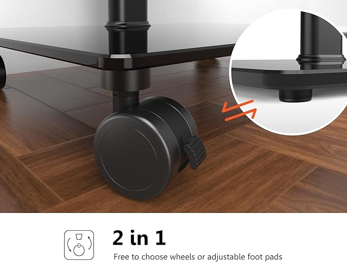 Soporte para TV rodante FITUEYES para pantallas de 19 a 43 pulgadas miniatura 5