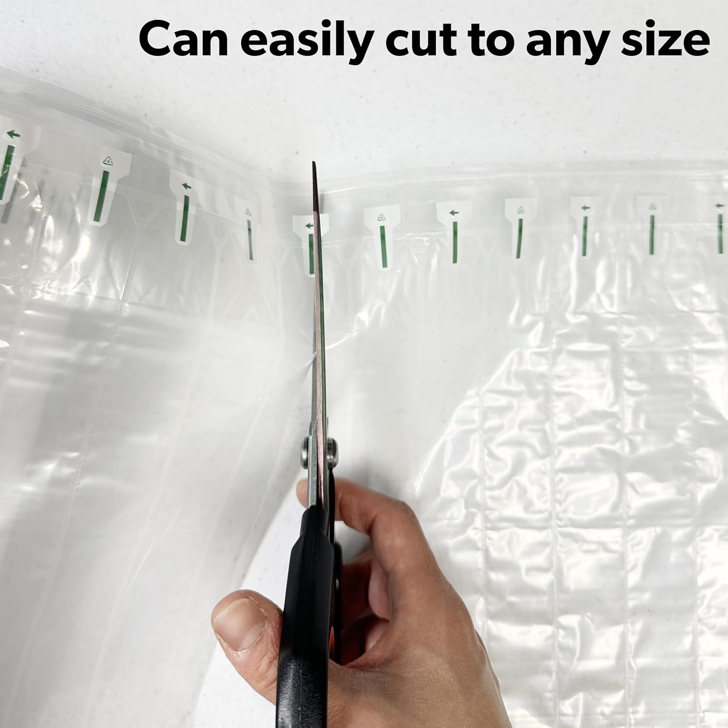 10 Inch x 144 Feet Inflatable Bubble Cushioning Wrap Roll - Includes Pump - Large Heavy Duty Air Pillows for Shipping - Shipping Air Pillows - Moving Supplies - Wine Bottle Protector