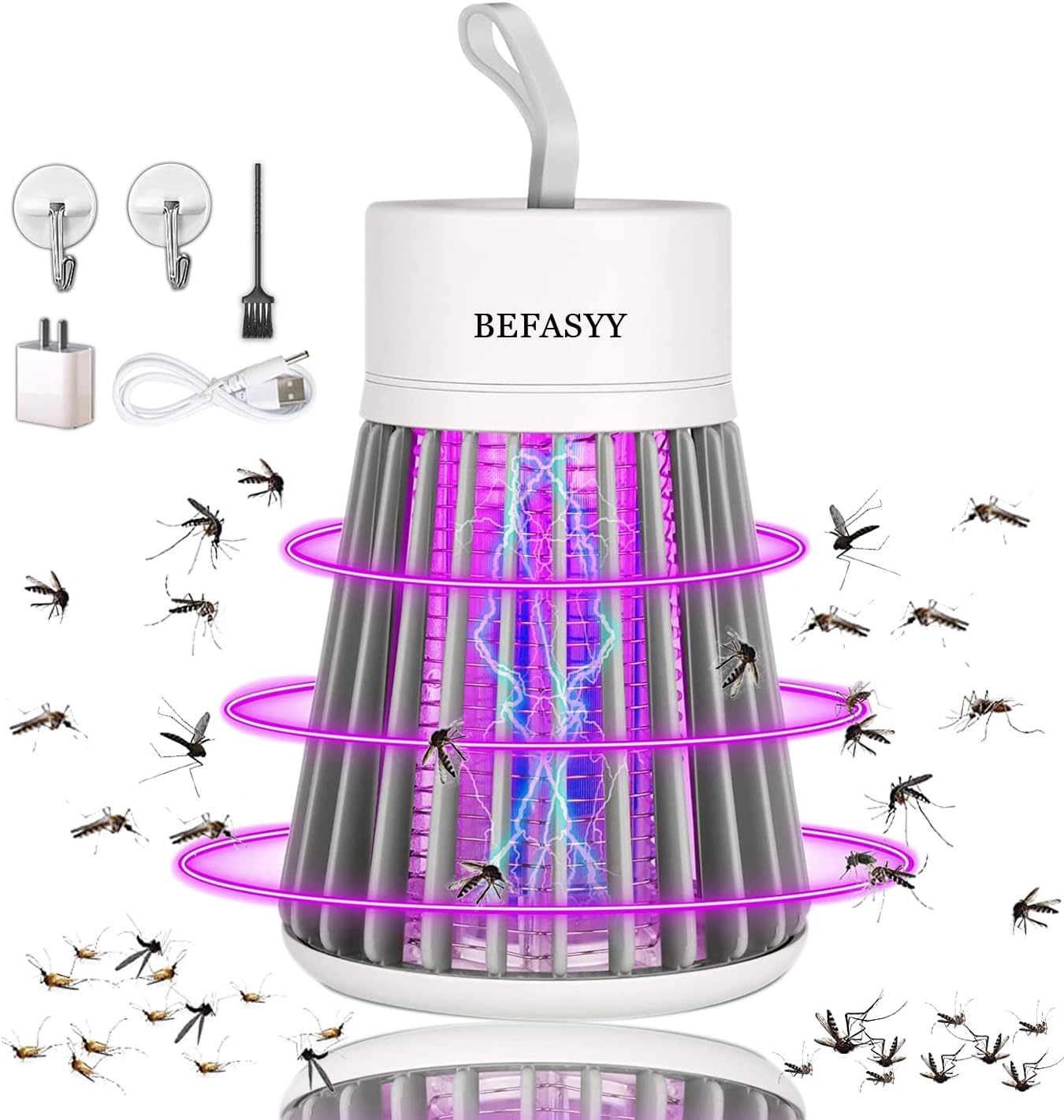 Bug Zapper,Portable Electric Mosquito Killer,UltraQuiet
