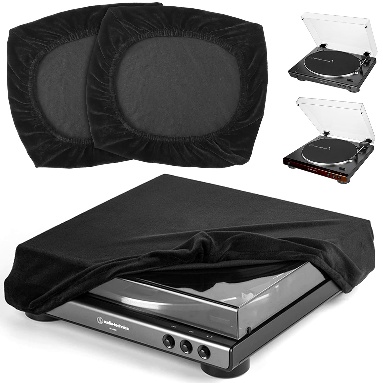 Amazon.com: 2PCS Turntable Dust Cover, Compatible with Audio