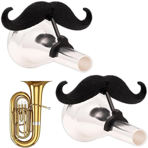 Miniatura 24 de Brasstache - Bigote con clip para boquilla de latón, accesorio de regalo para trompeta, trombón, tuba, cuerno francés, barítono, jugadores