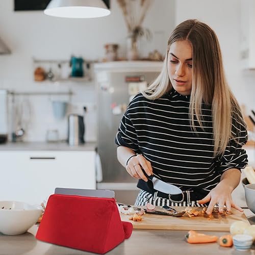 Miniatura 5 de Soporte de almohada para tablet, soporte para tableta de teléfono para regazo de hasta 10 pulgadas para iPad, tabletas, Kindle, lectores