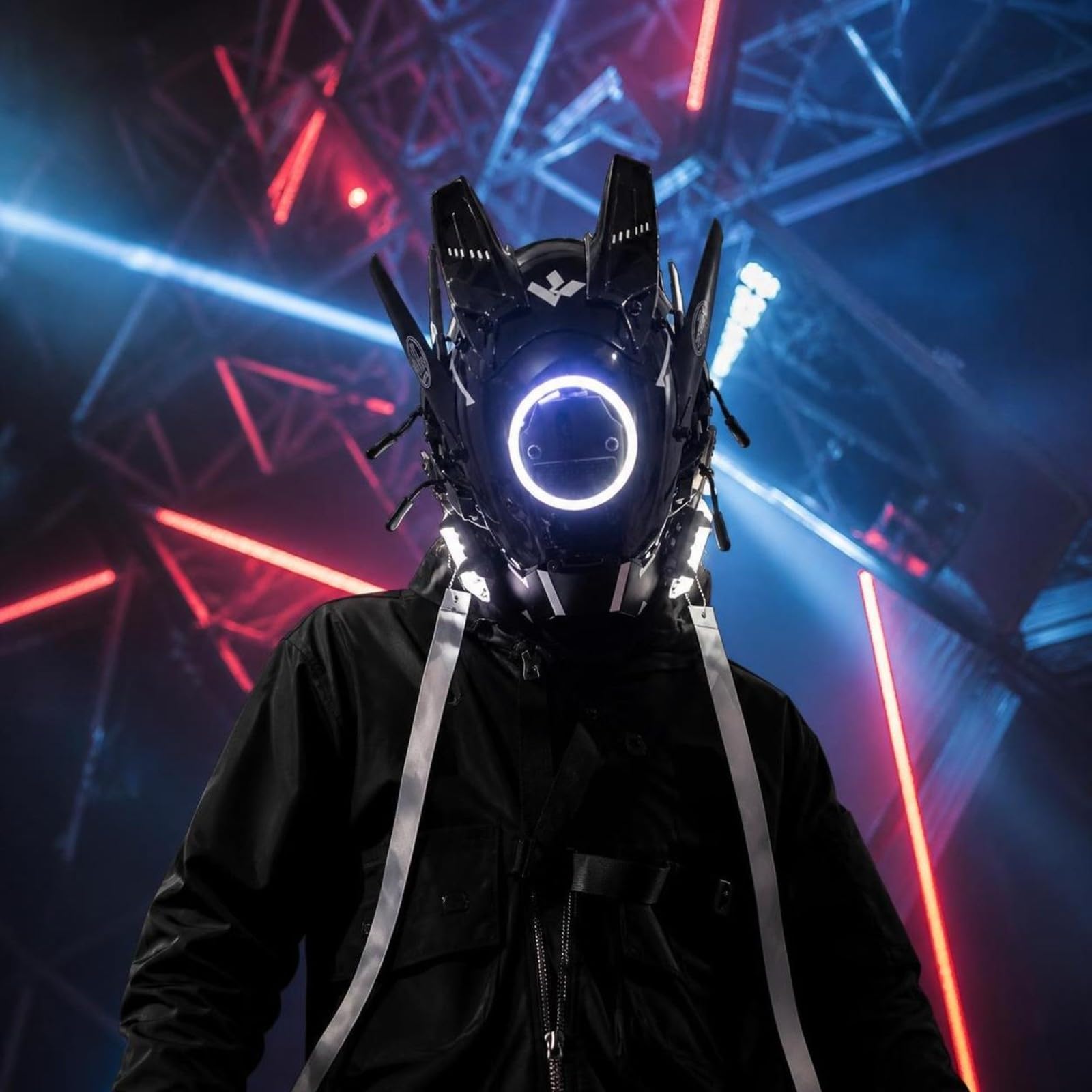 Glänzend Vollgesichtsmaske, Runder