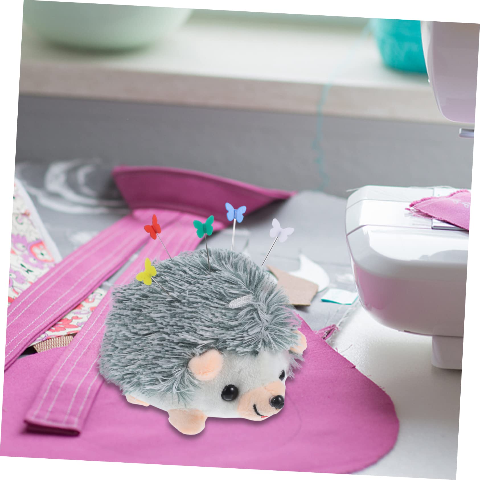 Tofficu 3juegos Alfiletero Forma De Erizo Adorable Alfileres Almohadilla De Costura Para Manualidades y Proyectos De Para Cumpleaños y Días Especiales
