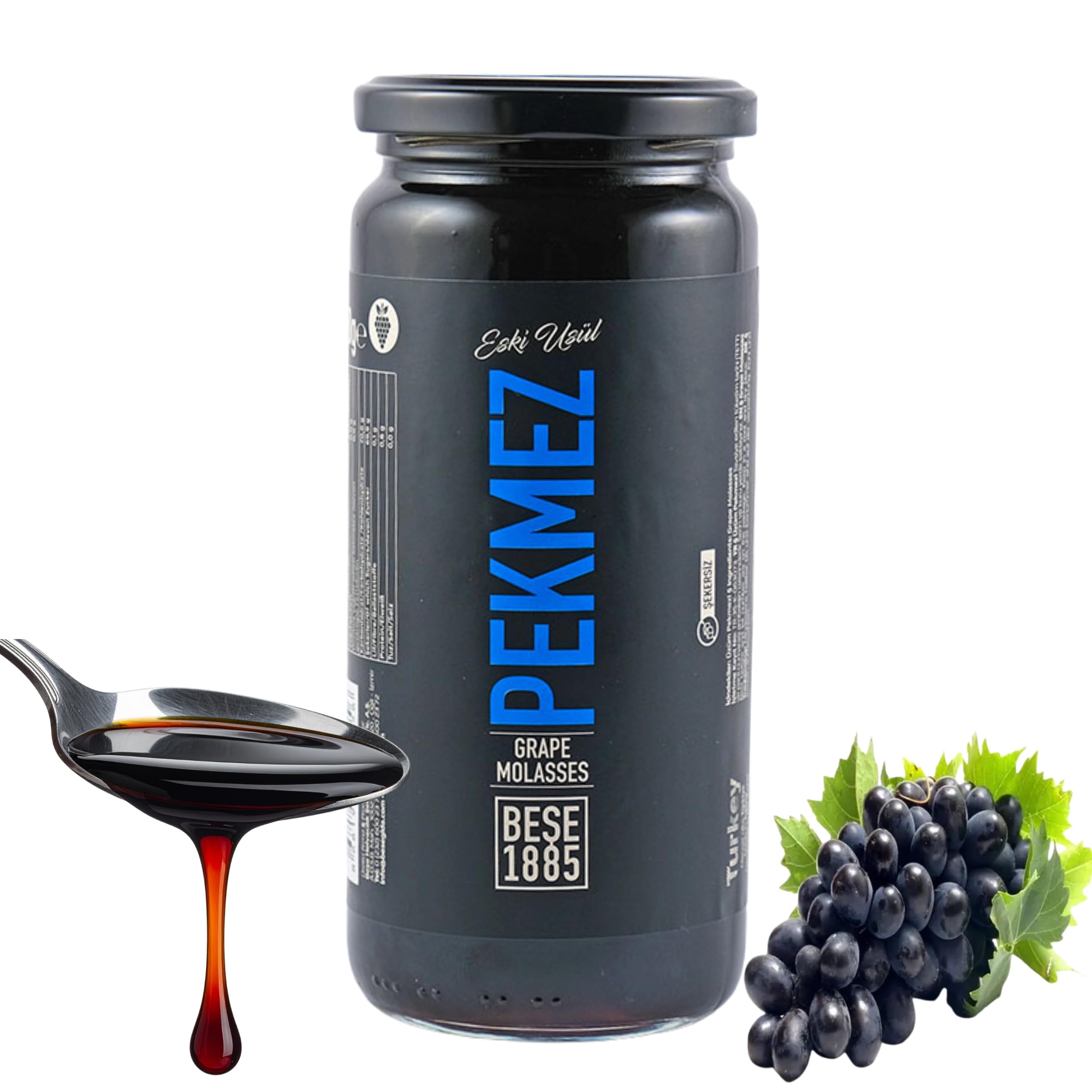 100% Reiner Trauben-Extrakt, Sirup 300 g – Naturrein & Kaltgepresst – Ohne Zuckerzusatz & Ohne Zusatzstoffe – Traditionelle Herstellung seit 1885 (300 g, Traubenextrakt)