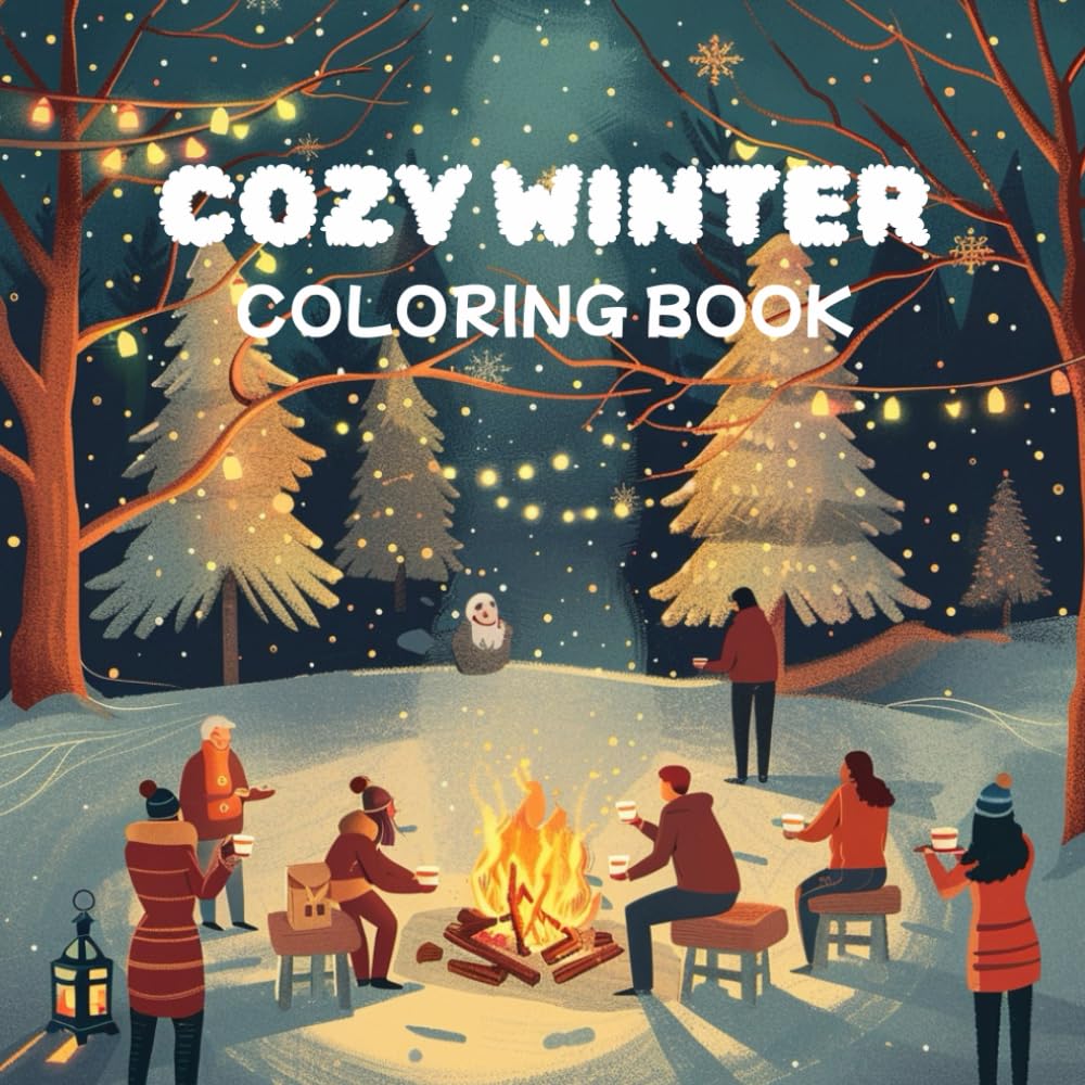 Cozy Winter Coloring Book