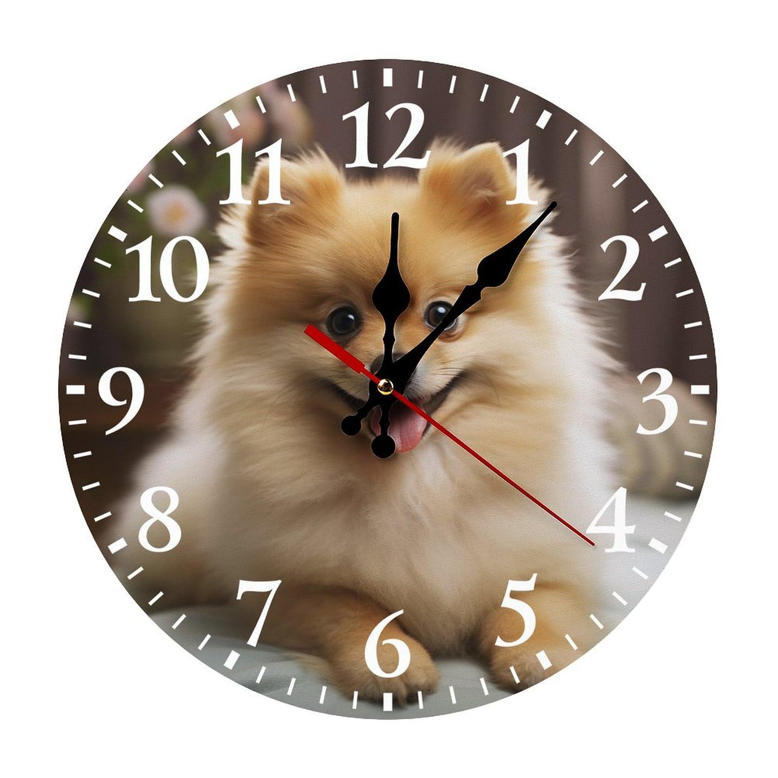 Horloge murale ronde Poméranie pour la maison pour sublimer le salon ou la cuisine