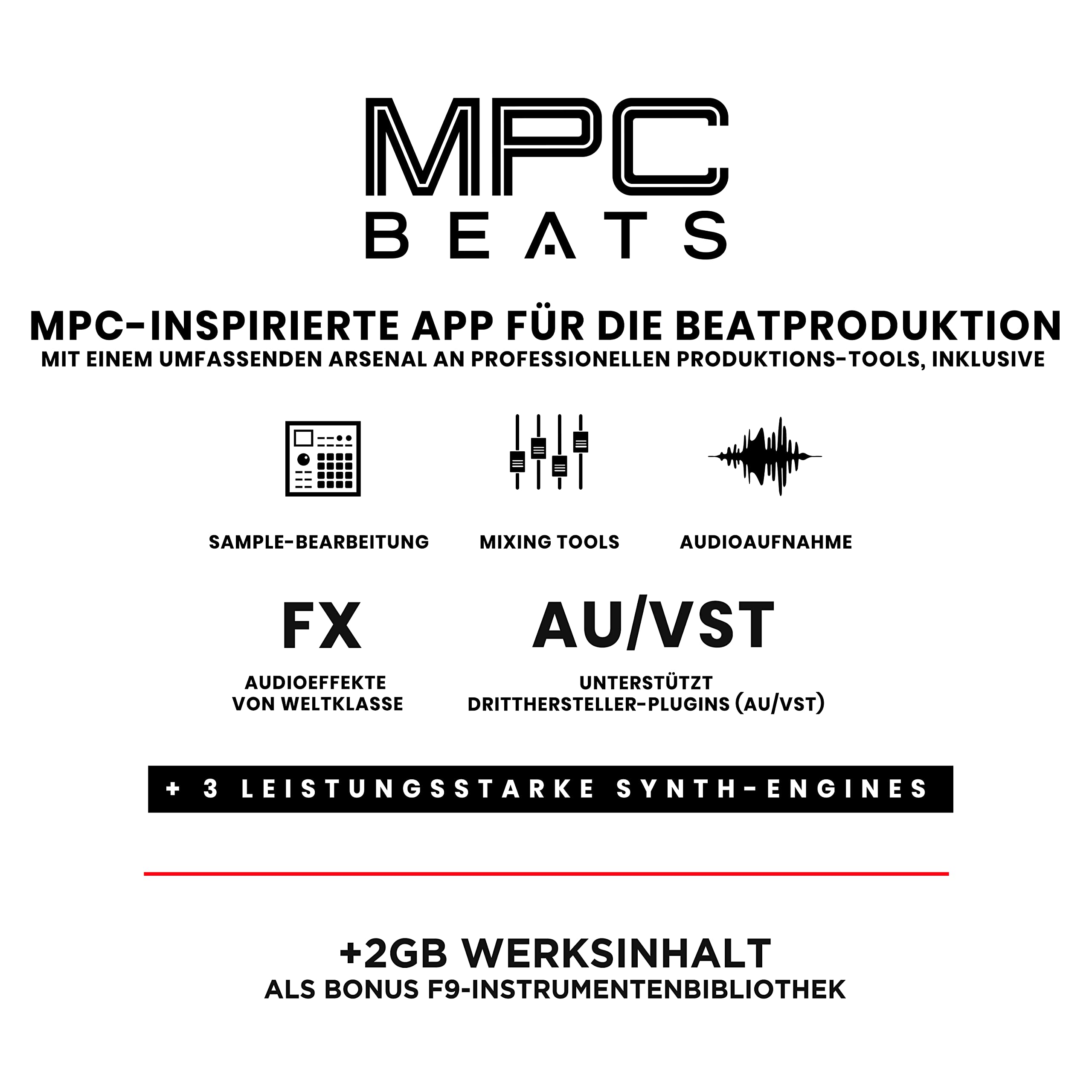 M-AUDIO BX4BT 4.5-Zoll Studio-Monitore mit Bluetooth High-Definition Monitor Lautsprecher Boxen für Recording und Multimedia, Paar