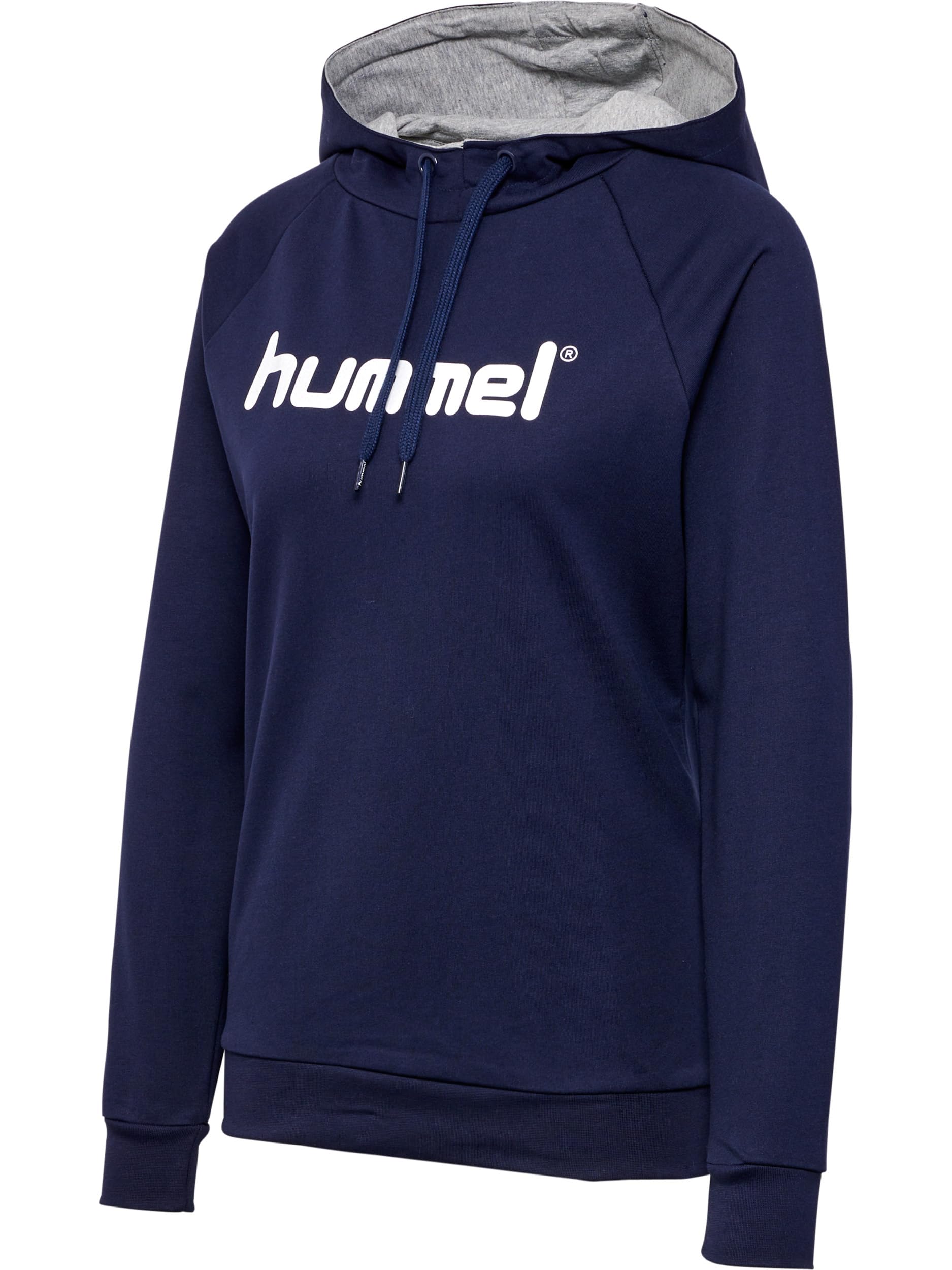 Hummel Hmlgo Cotton Logo Women's Hoodie, womens, Hooded Sweatshirt, 203517-7026, navy, XS