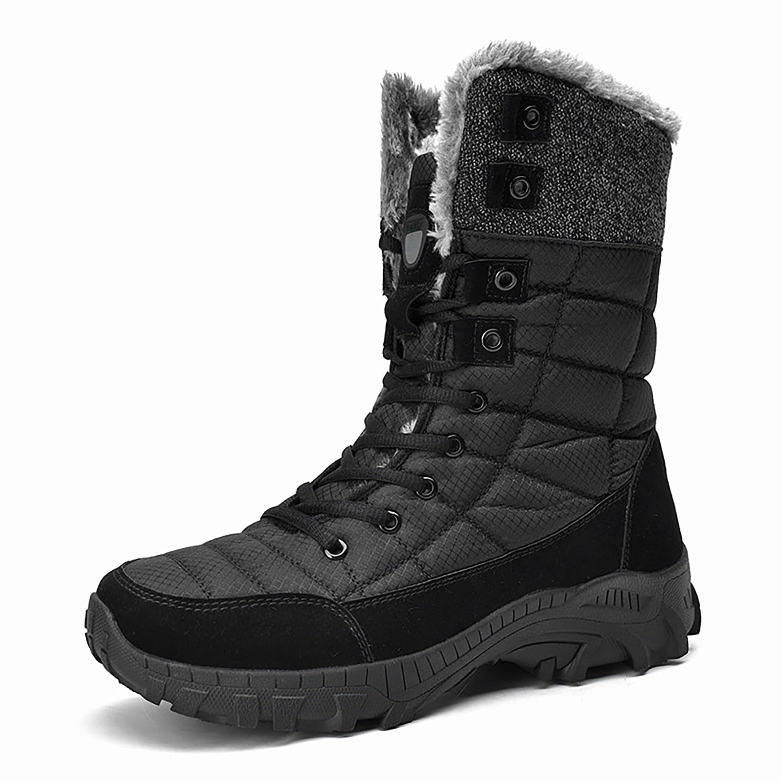 Winterschuhe Herren Weiche Sohle Schneeschuhe Herren Fleece