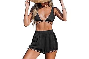 CUPSHE Tassel Swim Cover Ups for Women