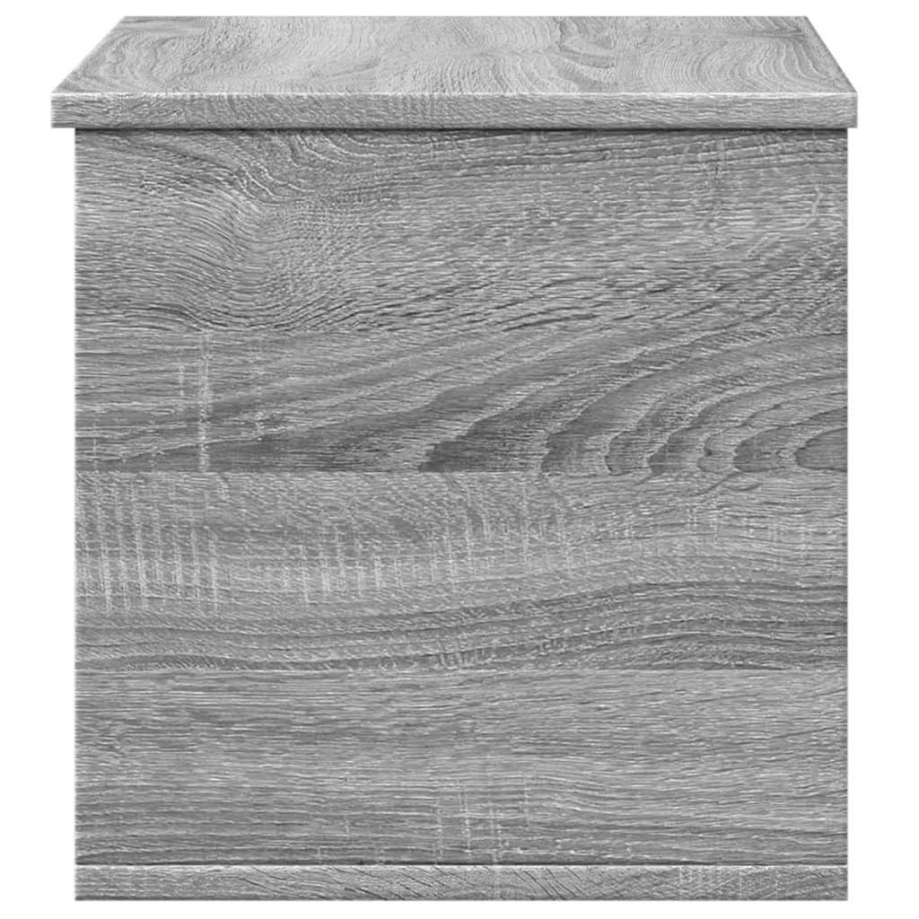 vidaXL Skrzynia, szary dąb sonoma, 60x35x35, materiał drewnopochodny