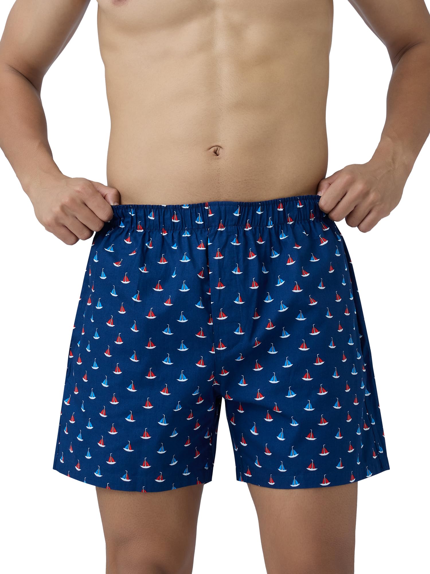 XYXX Men's Remix Regular Fit Cotton Printed Boxer with Dual Pocket & No Marks Waistband