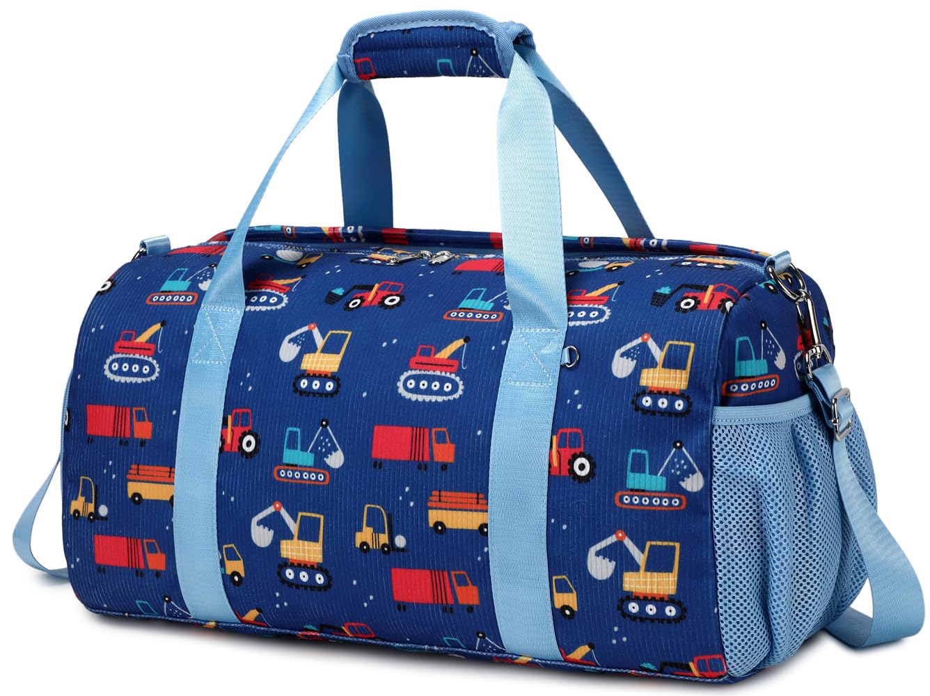 Sports Duffle Bag Gym Bag for Boy Durable Travel Bag with Shoulder Strap with Shoes Compartment and Wet Pocket