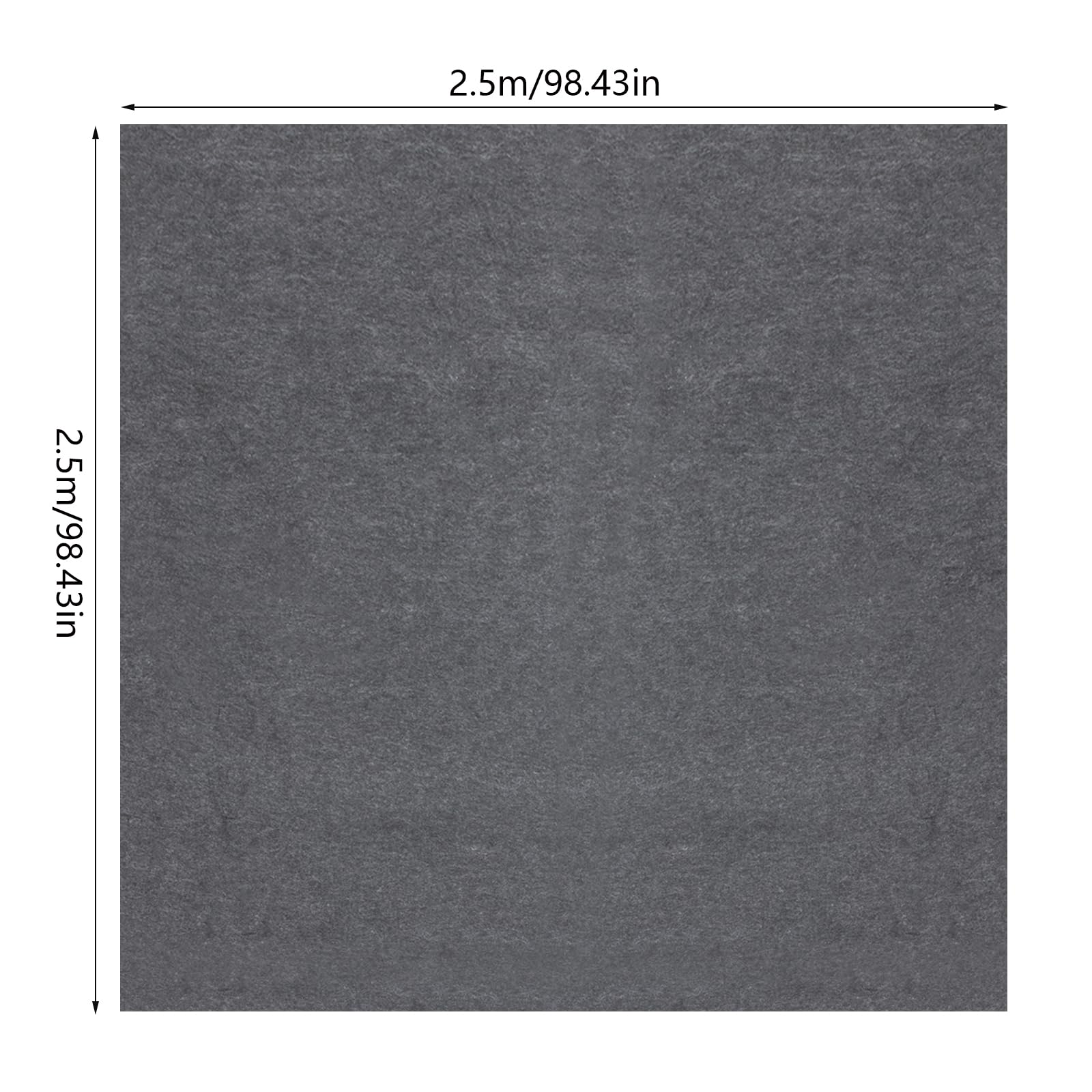 CNCEST Hot Tubs Mat, 99 * 99 inch Water-Absorbent Hot Tub Flooring Protector, Above-Ground Pool Protector Mat, Anti-Slip and Waterproof Backing, Reusable Durable Washable Mat for Outdoor Hot Tub Pool