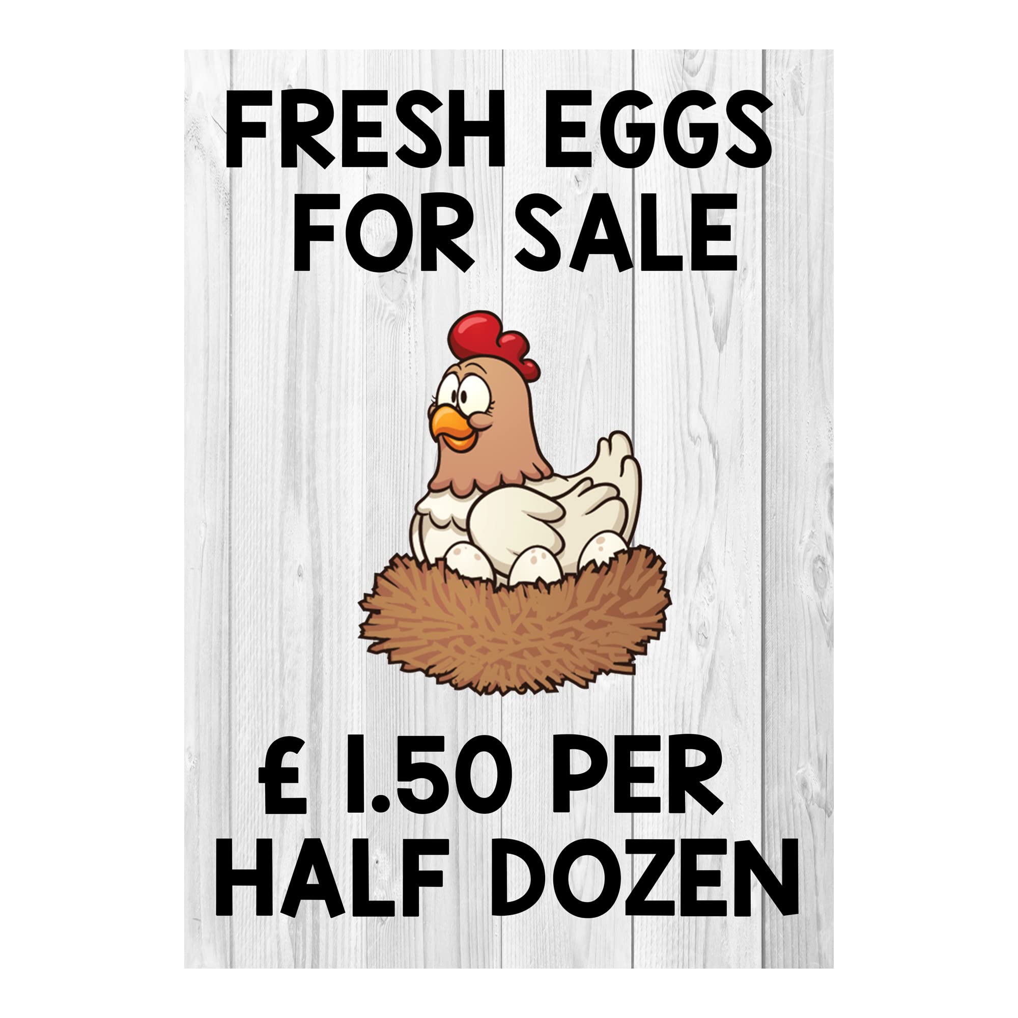 Custom Personalised Eggs For Sale Sign Metal sign advertising garage sign, beer garden, homebrew, beer, stout Irish (Large A4 (200x280mm)) (Large A4 (200x280mm))
