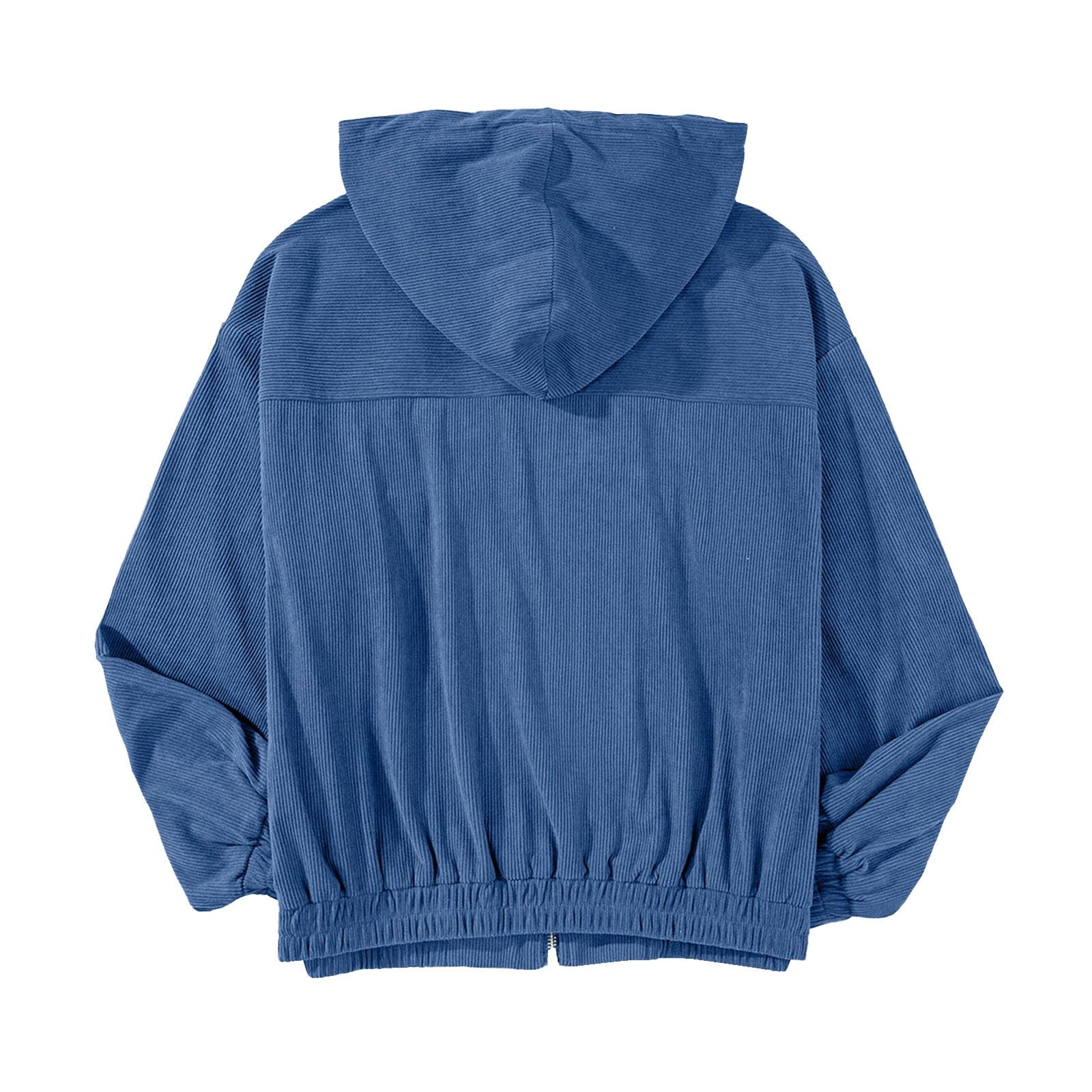 Chaqueta Mujer Invierno Chaqueta informal con capucha para mujer estilo callejero bolsillo práctico y diseño liso moderno