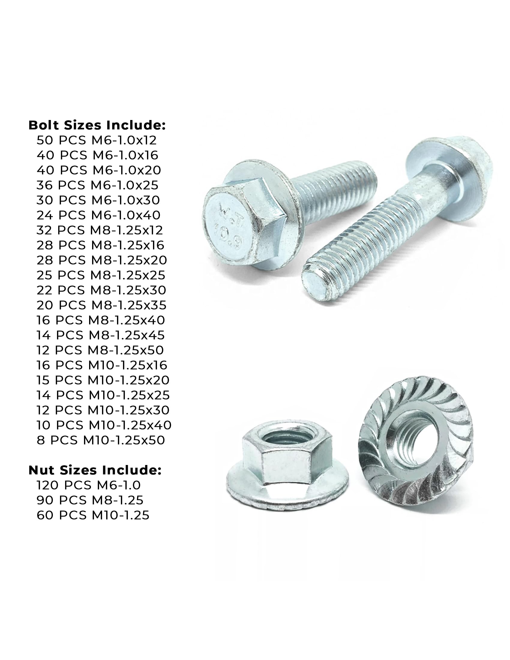 Metric Class 10.9 JIS Hex Cap Flange Frame Bolts & Serrated Flange