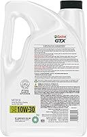 Vista 3 de Castrol Aceite de motor convencional GTX 10W-30, 5 cuartos de galón, paquete de 2