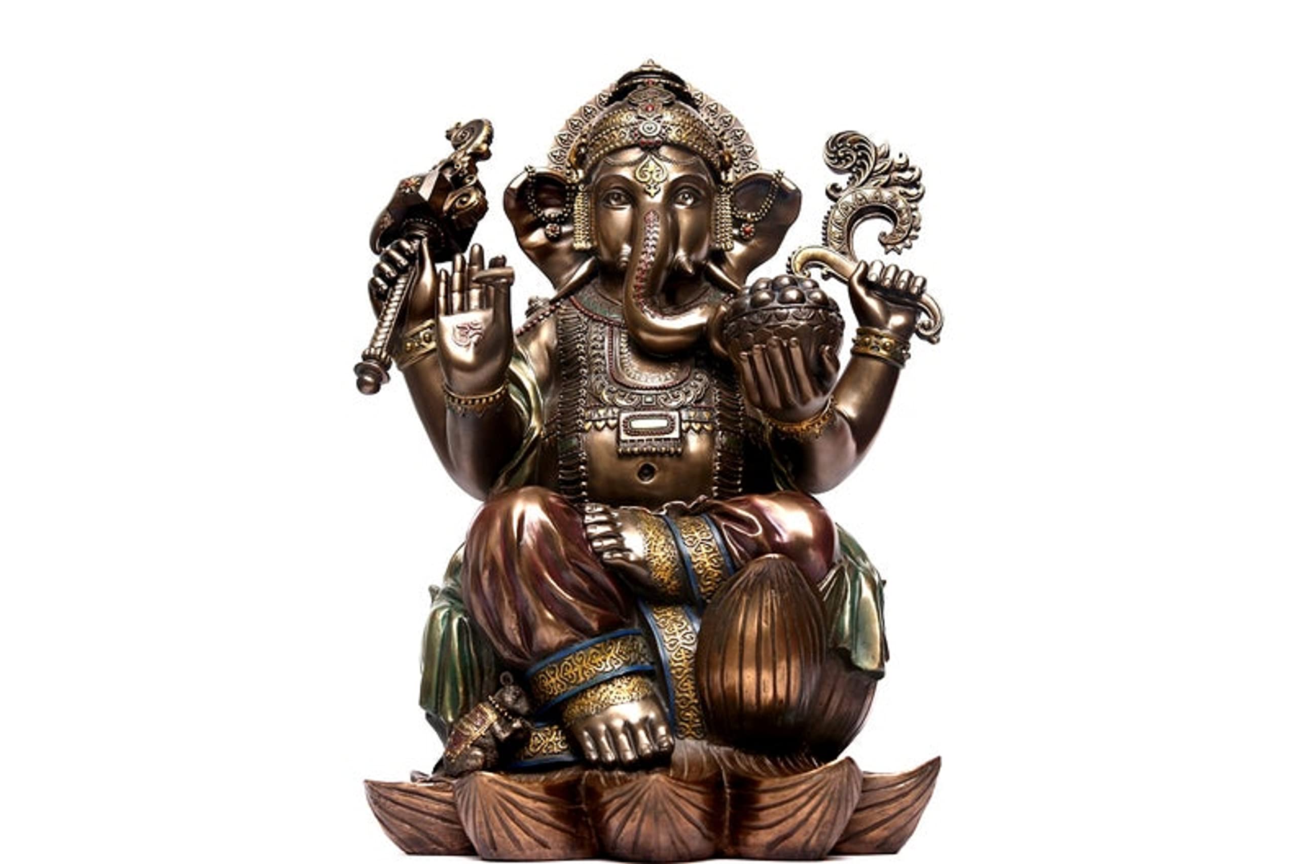 Buy Lord Ganesha Statue 18Inch Big Large Size Bonded Bronze Ganesha