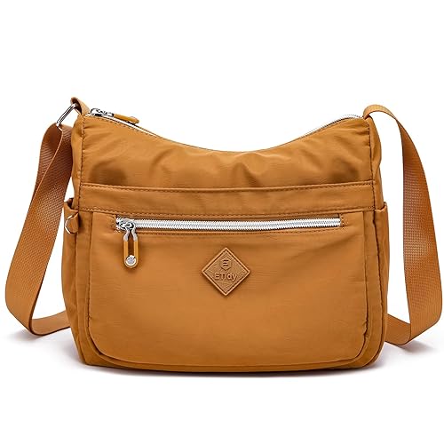 ETidy Large Crossbody Bag For Women Waterproof Lightweight Casual Shoulder