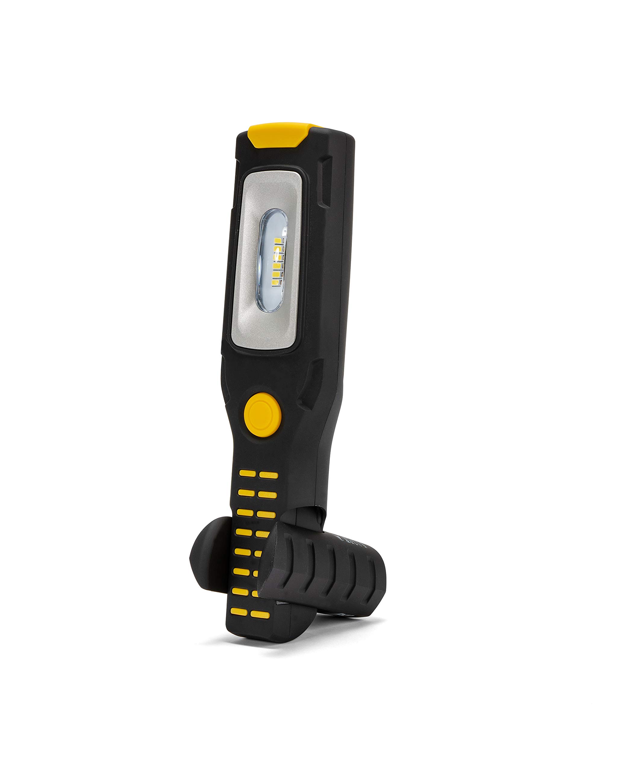 ALAMO: Worklight + torcia ricaricabile LED con ganci e calamita. Base orientabile.