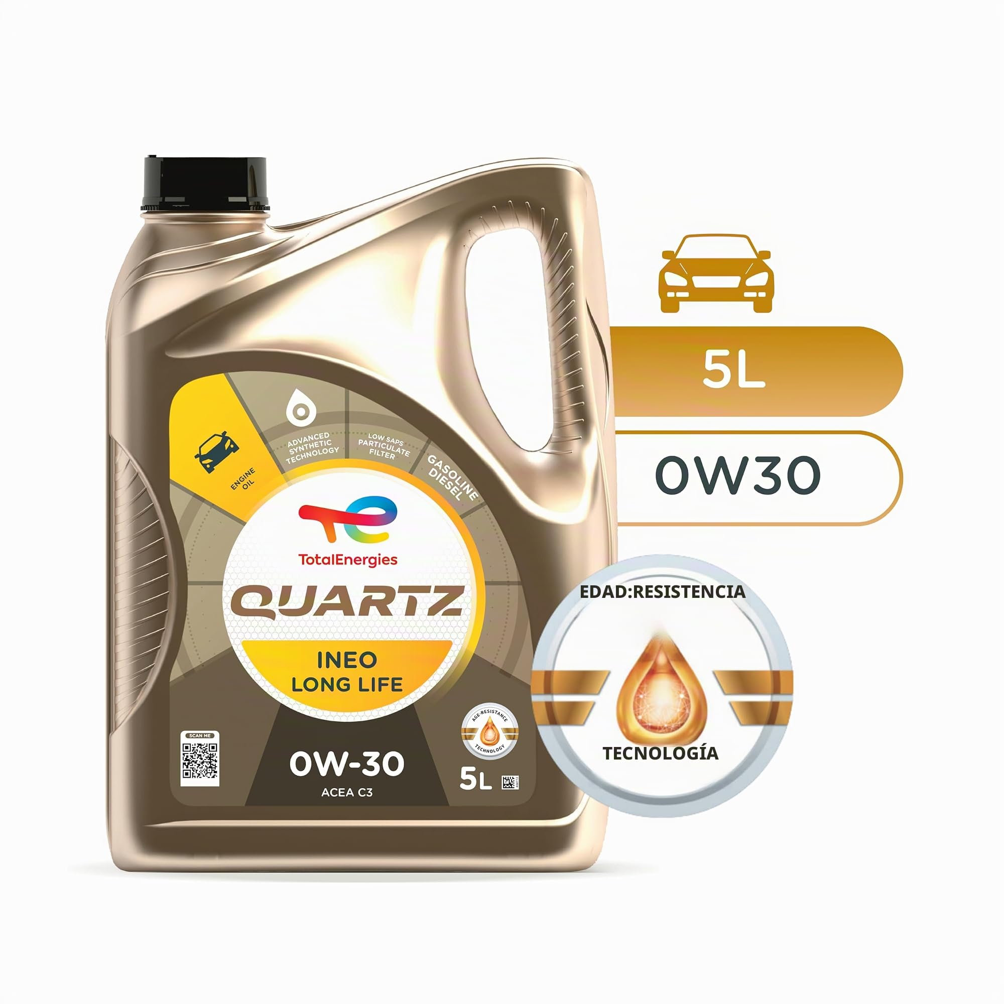 Total TOTAL QUARTZ INEO LONG LIFE 0W30 5L.