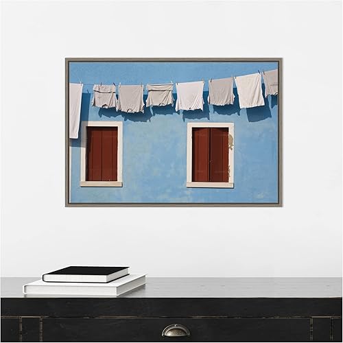 Miniatura 8 de Amanti Art Lienzo enmarcado para pared, diseño de Brenda Tharp Danita Delimont (23 pulgadas de ancho x 16 pulgadas de alto), marco Sylvie Greywash -