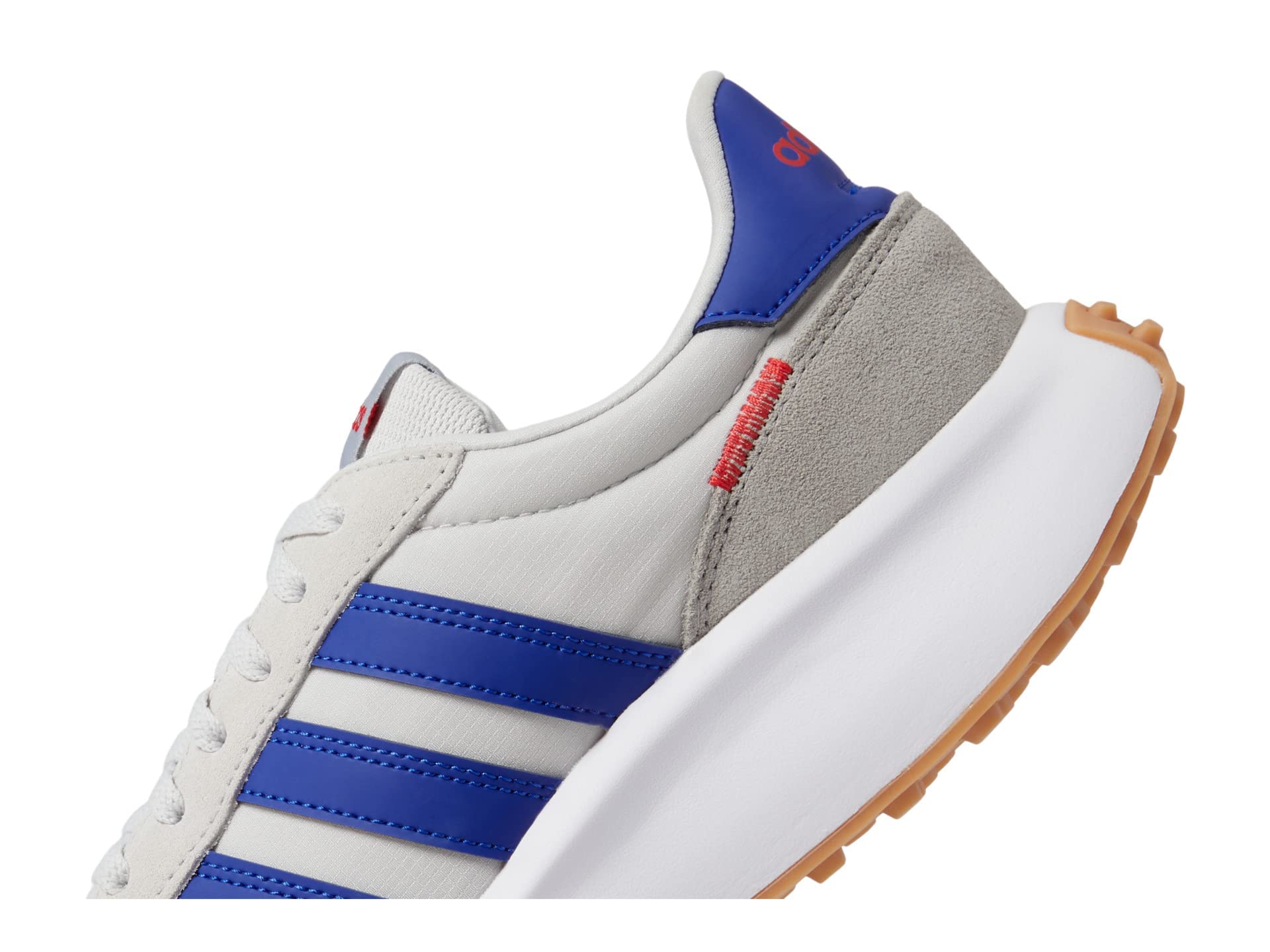 Amazon.com: adidas Run 70s Grey/Lucid Blue/Better Scarlet 9  display picture 2