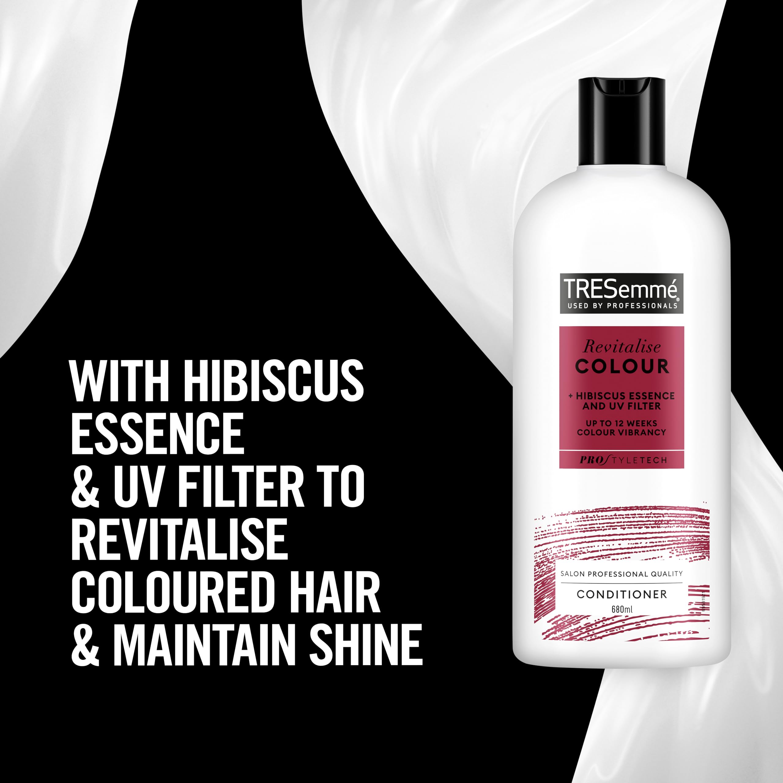 TRESemmé Revitalise Colour Conditioner up to 12 weeks of colour vibrancy* for coloured hair 6x 680 ml, White, 680 ml (Pack of 6) - Image 3