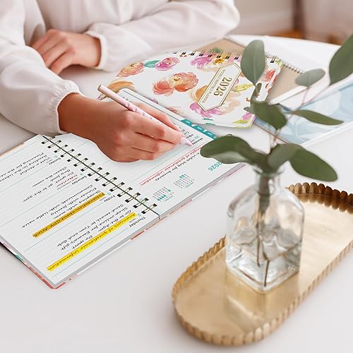 Miniatura 6 de Ymumuda Agenda 2026, agenda diaria semanal y mensual, enero de 2026 a diciembre de 2026, 8.4" x 6.3" pulgadas, libro planificador calendario 2026