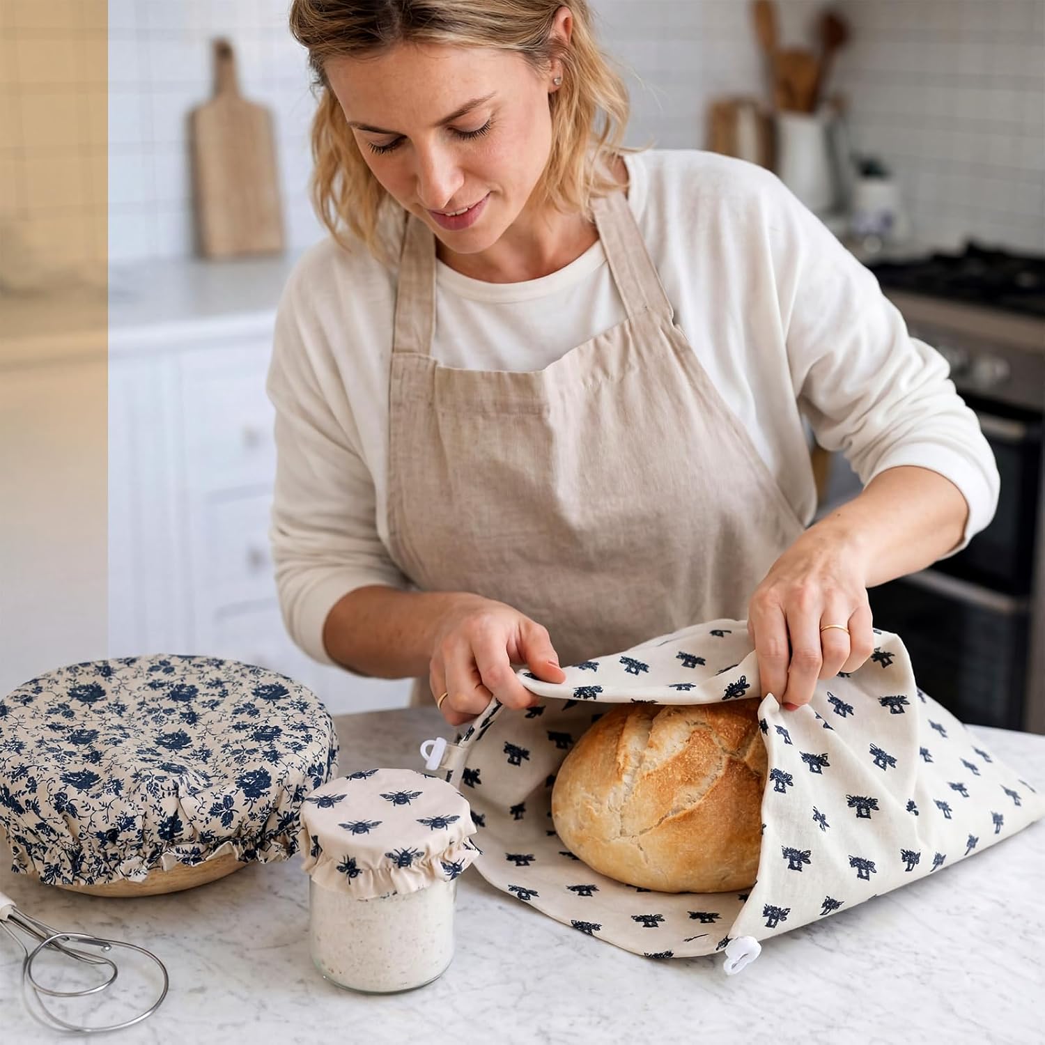 Hushee Sourdough Starter Set Sourdough Proofing Kit