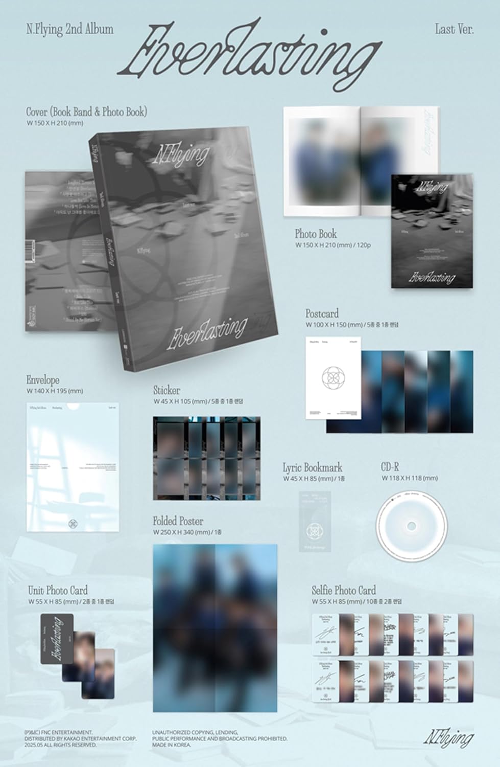 N.Flying Everlasting 2nd Full Album (Photobook - 2 Ver. Set)